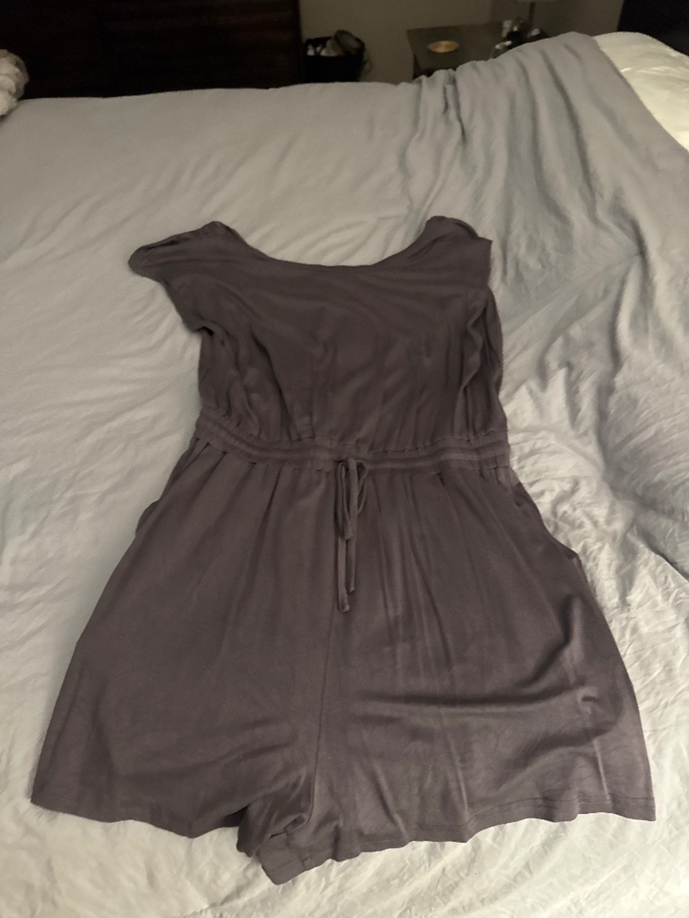 Gray romper
